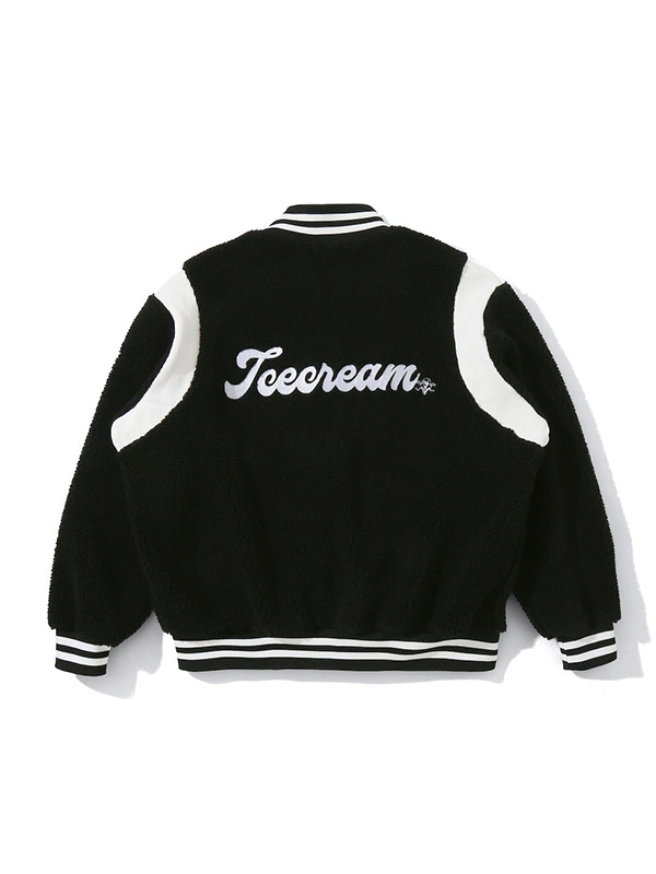 20%OFF【ICE CREAM - アイスクリーム】BOA VARSITY JACKET / BLACK